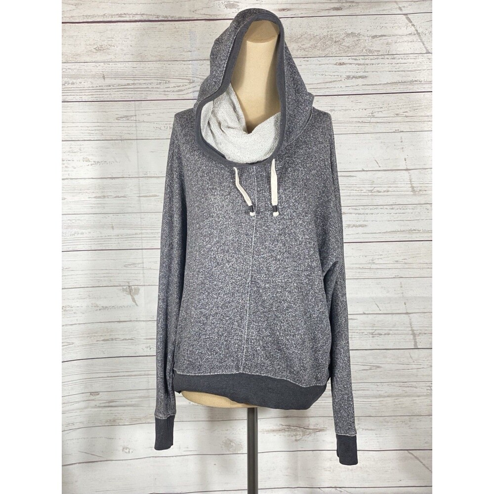 Aritzia TNA Sportswear Hooded Gray Sweater Women’s Size Large 100% Cotton